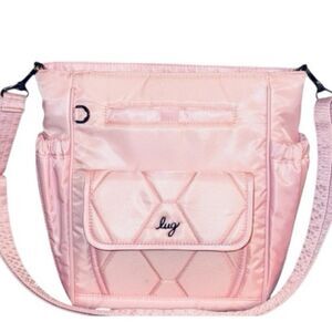 LUG “Toss” Pink Quilted Nylon Bag - NWOT